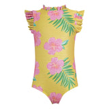 Pepita & Me Alisson One Piece Hibiscus - Amarillo Shine