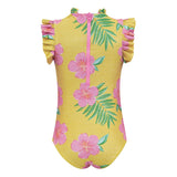 Pepita & Me Alisson One Piece Hibiscus - Amarillo Shine