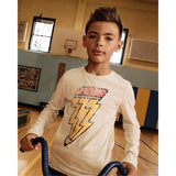 Appaman Graphic Long Sleeve Tee - Cloud Heather