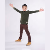 Appaman Craftsman Thermal Henley - Dark Olive