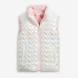 Appaman Girls Reversible Vest - Heart Cloud