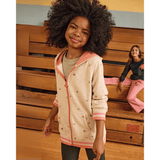 Appaman Cozy Raglan Hoodie and Jogger - Heather Oatmeal