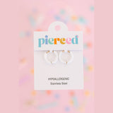 Colored Huggies Earrings