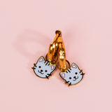 Pierced Co. Gray Cat Charms