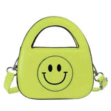 Mavi Bandz Mini Neon Smiley Face Tote Purse Bag