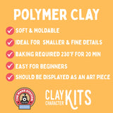 The Make Station DIY Polymer Kit - Llama