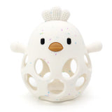 Three Hearts Silicone 3D Chicken Teether