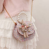 Puttisu Crossbody - Bunny Belle: Pearl-blush