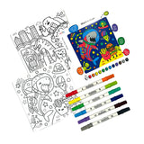 OOLY Colortopia Color By Number Paint Marker Kit - Epic Adventure
