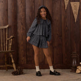Rylee & Cru Tiered Mini Skirt Heart Ditsy