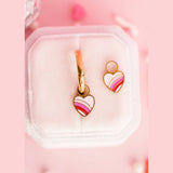 Rainbow Heart Charms
