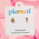 Pierced Heart Locket & Key