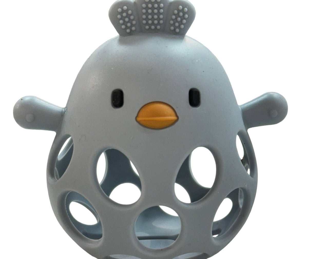 Three Hearts Silicone 3D Chicken Teether