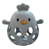 Three Hearts Silicone 3D Chicken Teether