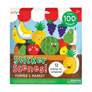 OOLY  Sticker Scenes! - Farmer's Market