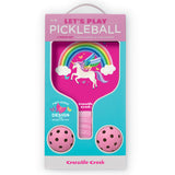 Crocodile Creek Pickle Ball Set - Unicorn
