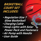 Mindware Light Zone Glow Basketball w Bonus Hoop Lights