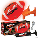 Mindware Light Zone Glow Football  w Bonus Kick-Off Tee