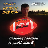 Mindware Light Zone Glow Football  w Bonus Kick-Off Tee