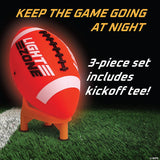 Mindware Light Zone Glow Football  w Bonus Kick-Off Tee