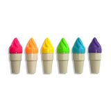 OOLY Sweet Scoops Scented Neon Highlighters - Set of 6