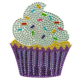 StickerBeans - Purple Cupcke  5"