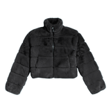 Traktr Teddy Fur Puffer Jacket