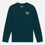 Goat USA Kids' Believe in the GOAT Long Sleeve Shirt - Sage