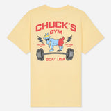GOAT USA Chuck's Gym T-Shirt - Cornmilk
