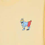 GOAT USA Chuck's Gym T-Shirt - Cornmilk