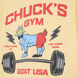 GOAT USA Chuck's Gym T-Shirt - Cornmilk