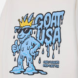 GOATUSA Kids' Drip GOAT Hooded Sweatshirt - Bone