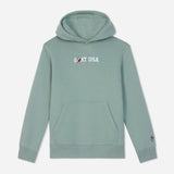 GOATUSA Kids' Football Billboard Hooded Sweatshirt - Steeped Sage