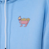 GOATUSA Kids' Fry Guy GOAT Hooded Sweatshirt - Carolina Blue