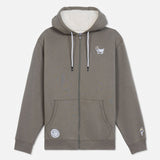 GOAT USA Kids' GOAT USA Sherpa Lined Full Zip Hoodie - Olive