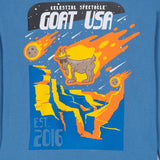 GOAT USA Meteor Shower Long Sleeve T-Shirt - Coronet Blue
