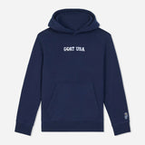 GOATUSA Kids' Soccer Billboard Hooded Sweatshirt - Navy Blazer
