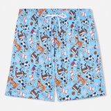 GOAT USA Kid's Sports AOP '26 Mesh Shorts (Carolina Blue)