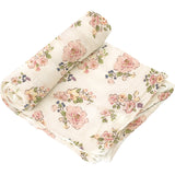 Parisian Petite Pink Floral Pubby Rattle and Swaddle Set