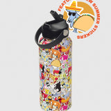 Goat USA Summer Sticker Wrap Water Bottle