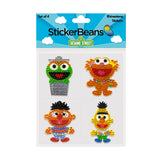 StickerBeans - Sesame Street Pals 4 Pack