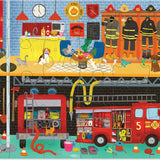 Crocodile Creek 50 piece Fire Station Puzzle