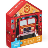 Crocodile Creek 50 piece Fire Station Puzzle