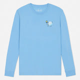 Goat USA Snowball L/S Tee - Carolina Blue