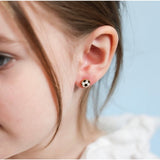 Pierced Post Earrings - Soccer