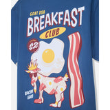 GOAT USA Kids' Breakfast Crew T-Shirt - Moonlite Ocean