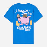 GOAT USA Cash Money Pennies to Riches T-Shirt - Royal Blue