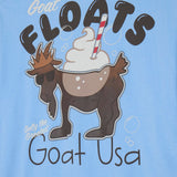 GOAT USA Kids' GOAT Floats T-Shirt - Carolina Blue