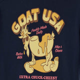 Goat USA - Kid's Mac & Cheese T Shirt - Navy