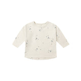 Quincy Mae Long Sleeve Tee (Moons) & Drawstring Pant Set
